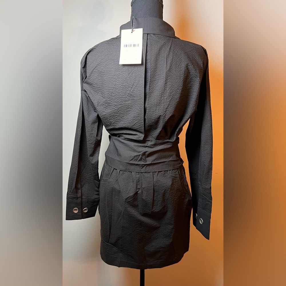 SOVERE  Black Button-Up Mini Dress - Picture 5 of 12